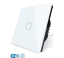 Сенсорный Wi-Fi/RF выключатель SK-W801Y-01— 1 клавиша